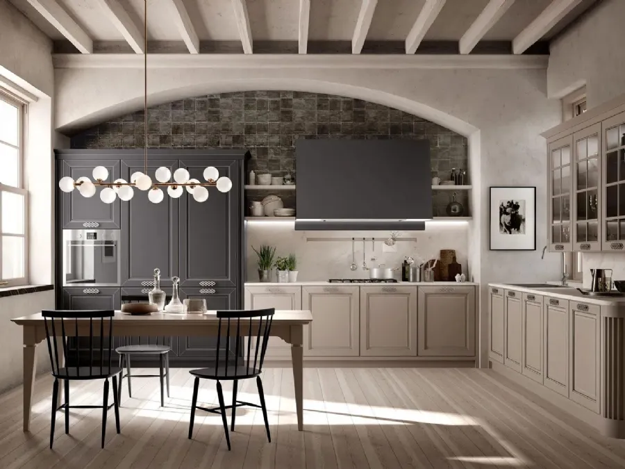 Classic corner kitchen Dolcevita 05 by Stosa
