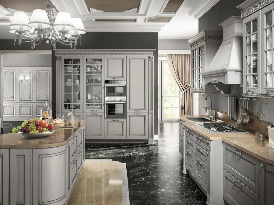 Classic kitchen with Dolcevita 09 island by Stosa