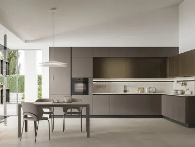 Modern angular Aliant 03 kitchen by Stosa