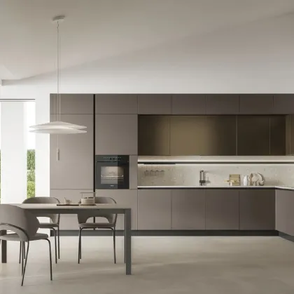 Modern angular Aliant 03 kitchen by Stosa