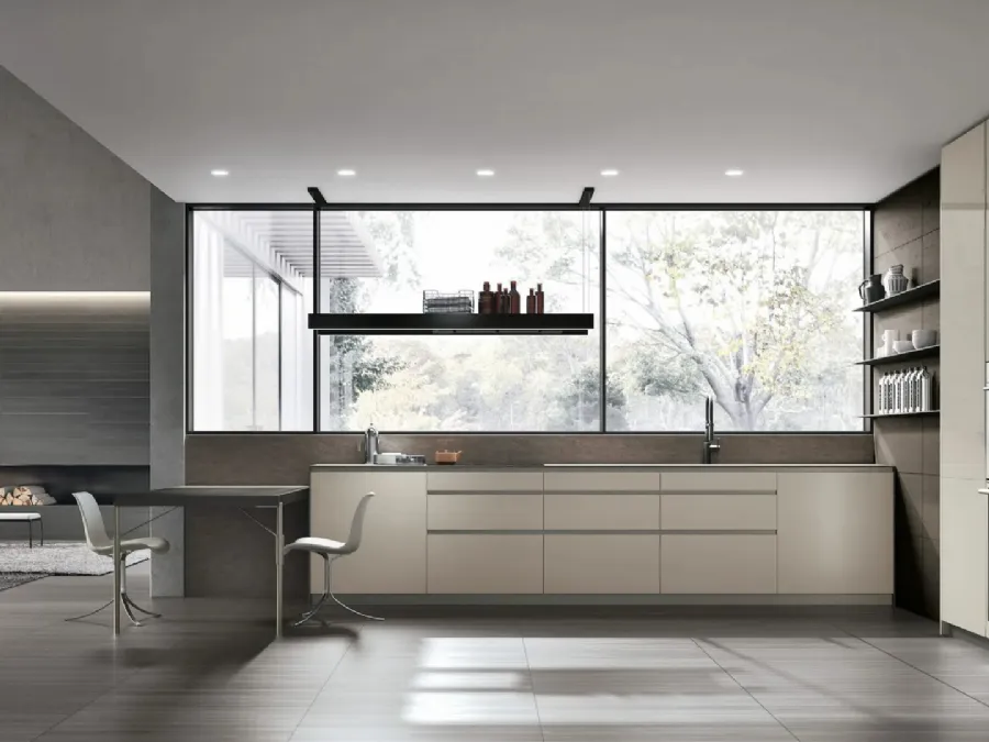 Modern corner kitchen Aliant 05 by Stosa