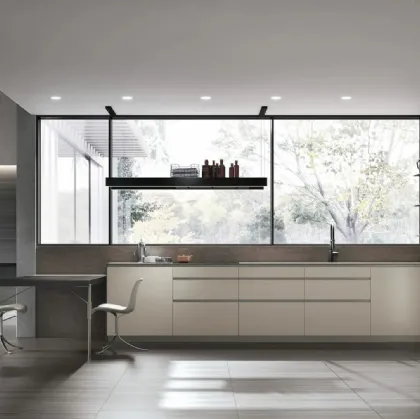 Modern corner kitchen Aliant 05 by Stosa