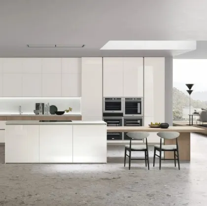 Modern Kitchen with Aliant 05 Island by Stosa
