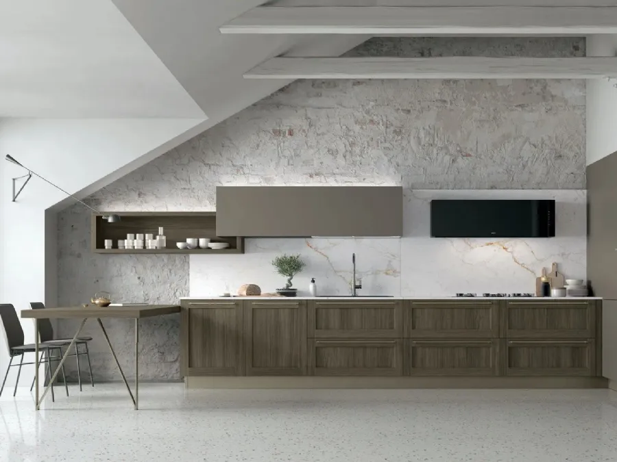 Modern City 02 corner kitchen by Stosa.
