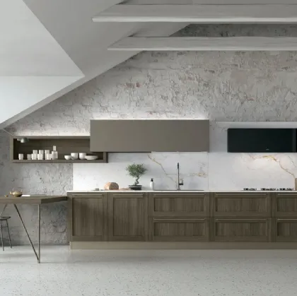 Modern City 02 corner kitchen by Stosa.