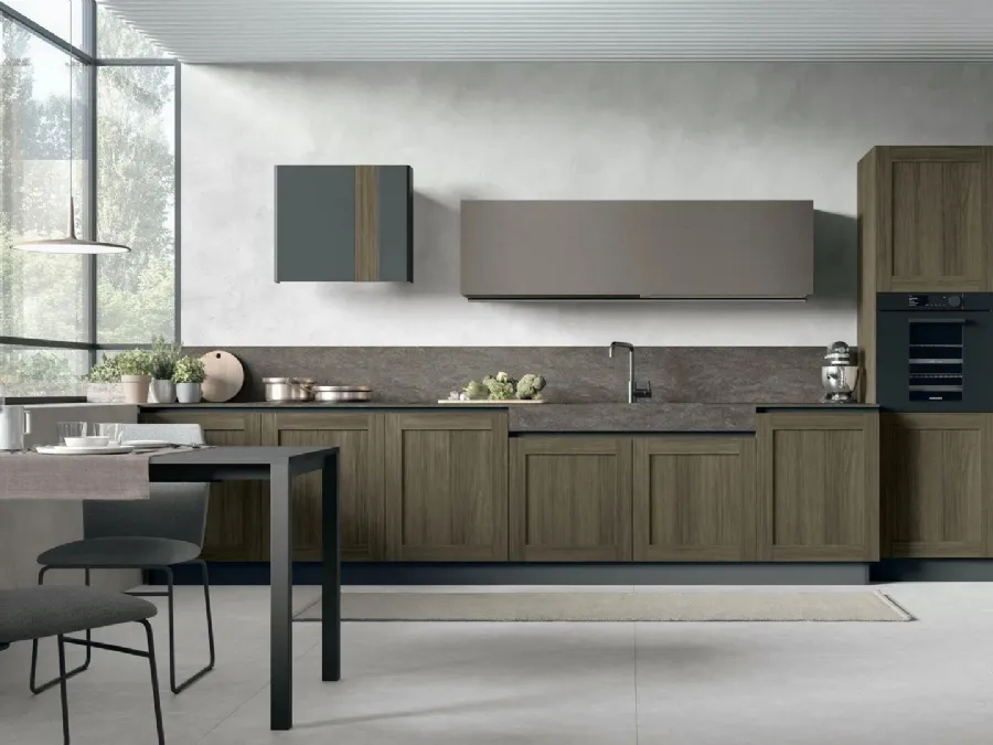 Modern linear City 03 kitchen by Stosa.