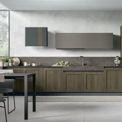 Modern linear City 03 kitchen by Stosa.