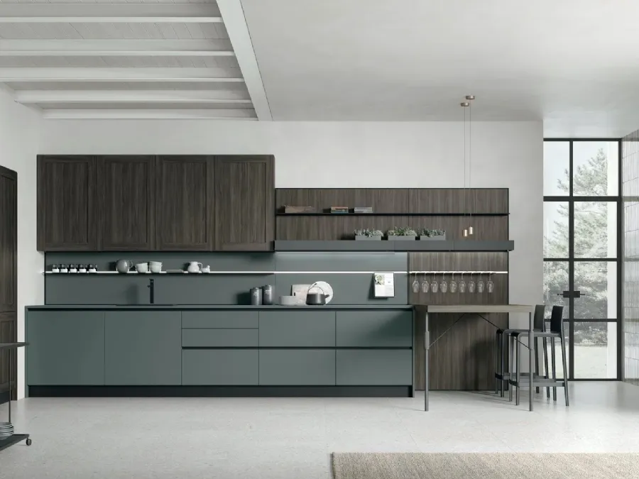 Modern Kitchen City 04 by Stosa