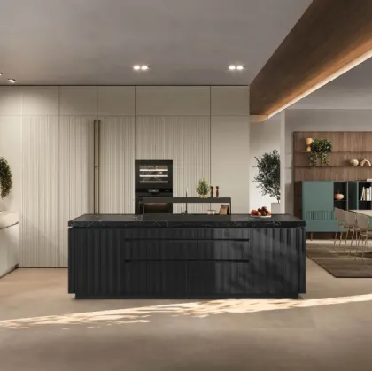 Modern Kitchen with Color Trend 01 Island by Stosa