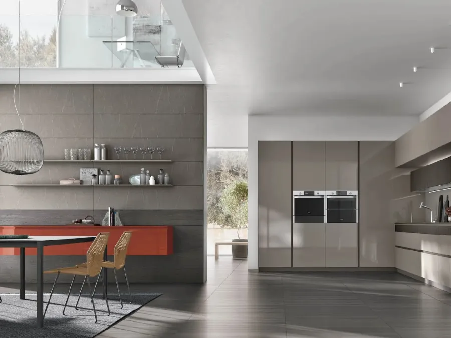 Modern angular kitchen Color Trend 03 by Stosa.