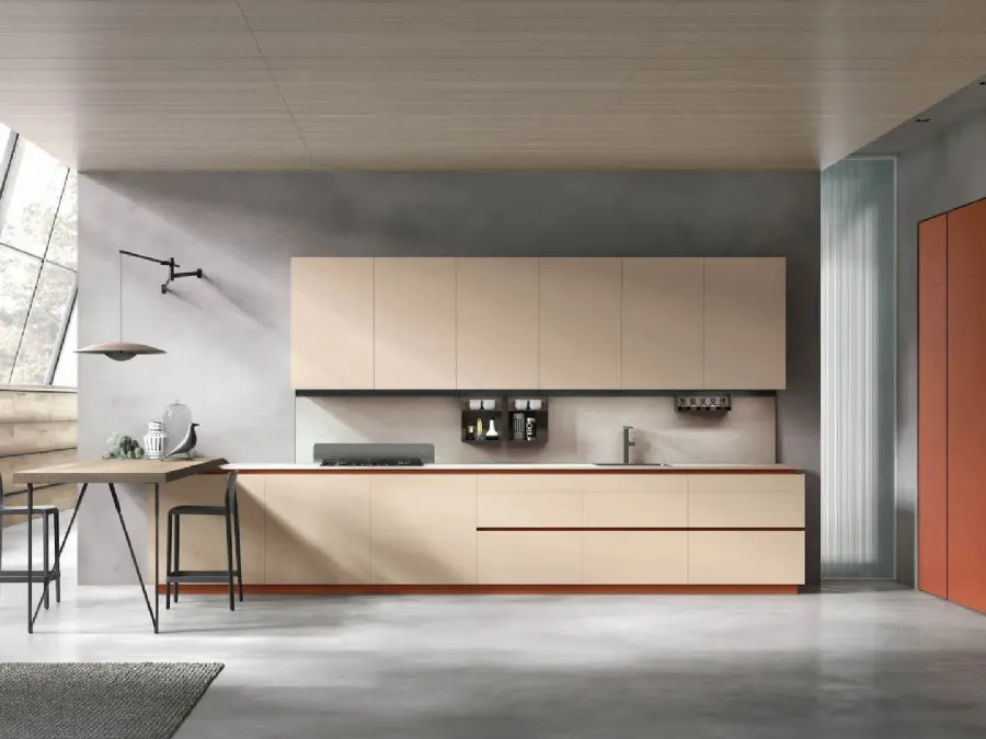 Modern angular kitchen Color Trend 04 by Stosa