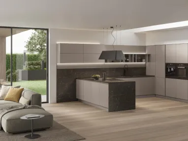Modern Kitchen Color Trend Modern 01 with peninsula by Stosa