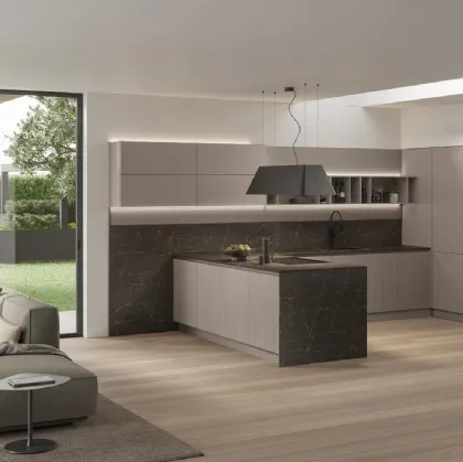 Modern Kitchen Color Trend Modern 01 with peninsula by Stosa
