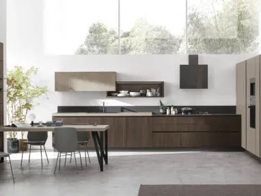Modern Infinity 01 corner kitchen by Stosa.