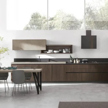 Modern Infinity 01 corner kitchen by Stosa.