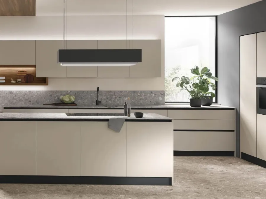 Modern Kitchen with Infinity 03 peninsula by Stosa
