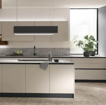 Modern Kitchen with Infinity 03 peninsula by Stosa