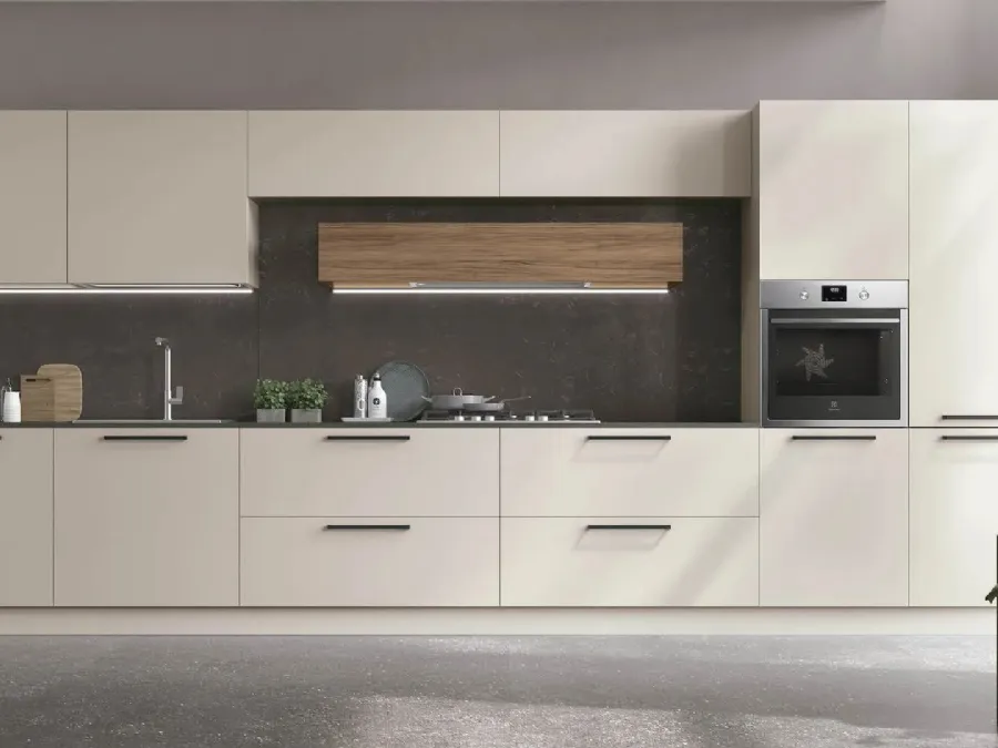 Modern linear Infinity 08 kitchen by Stosa.