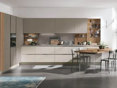 Modern corner kitchen Infinity 13 by Stosa