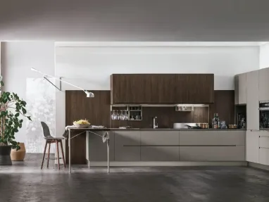 Modern angular kitchen Karma 01 by Stosa.