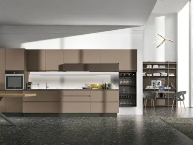 Modern linear kitchen Karma 06 by Stosa.