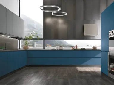 Modern angular kitchen Karma 09 by Stosa
