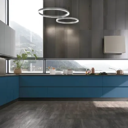 Modern angular kitchen Karma 09 by Stosa