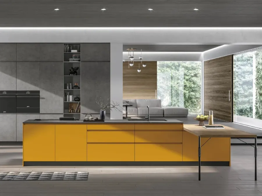 Modern kitchen with Karma 10 island by Stosa.