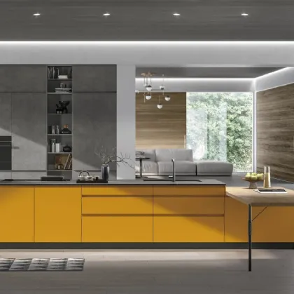Modern kitchen with Karma 10 island by Stosa.