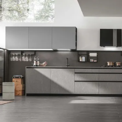 Modern Metropolis 02 corner kitchen by Stosa.