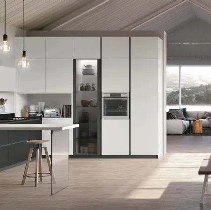 Modern Kitchen Metropolis 07 by Stosa
