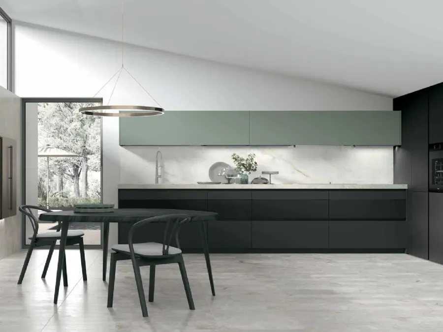 Elegant and modern Metropolis 14 kitchen by Stosa.