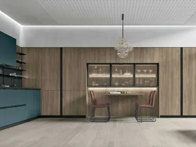 Modern kitchen Metropolis 16 by Stosa