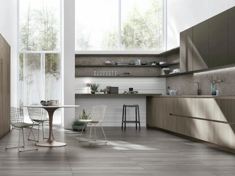 Modern Natural Kitchen 05 by Stosa