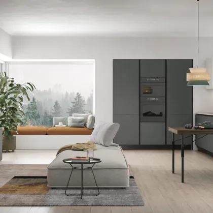 Modern corner kitchen Young 02 by Stosa