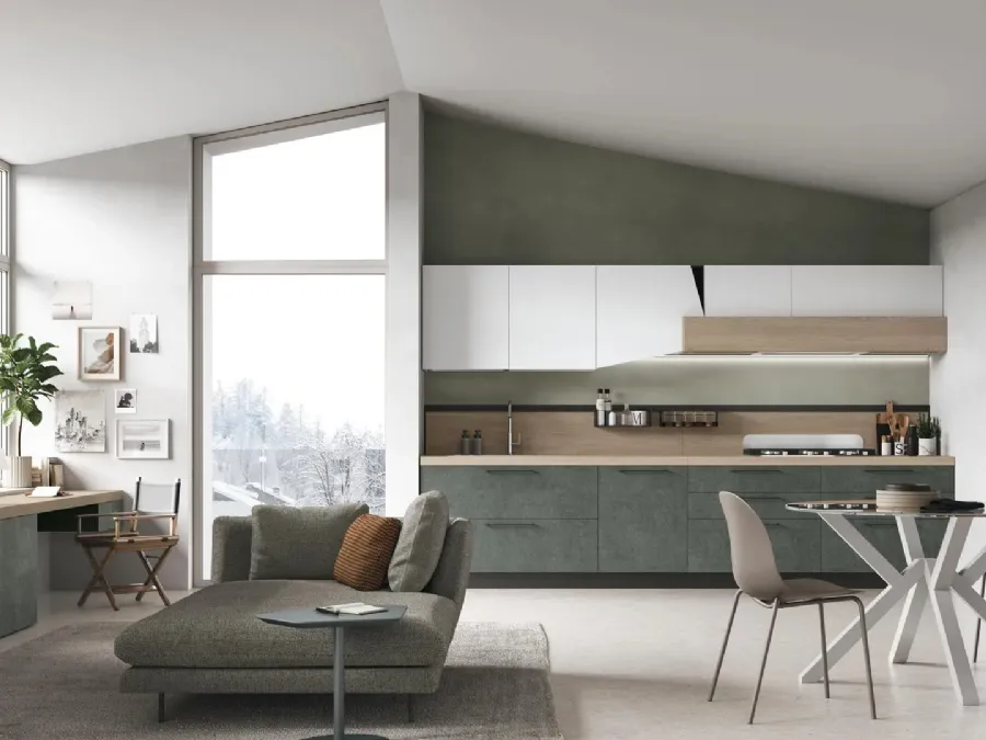 Modern Kitchen Young 03 by Stosa