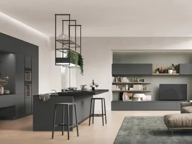 Modern Kitchen with Young 07 Island by Stosa