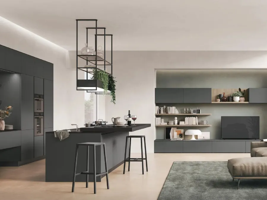 Modern Kitchen with Young 07 Island by Stosa