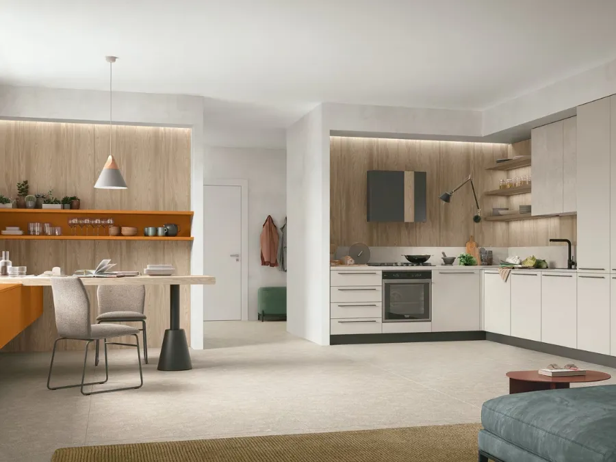Modern L-shaped kitchen Young Modern 07 by Stosa