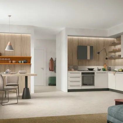 Modern L-shaped kitchen Young Modern 07 by Stosa