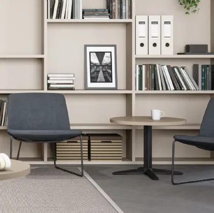 Sneek lounge waiting chair by Cinquanta3.