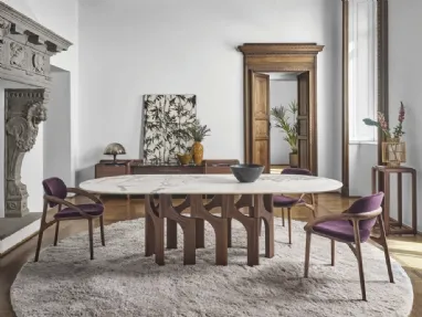 Augusto table in Porada marble.