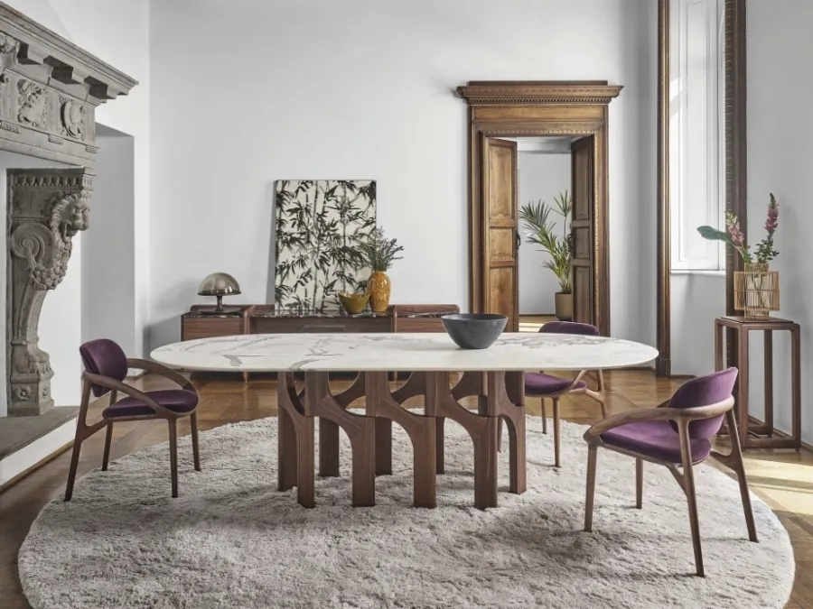 Augusto table in Porada marble.