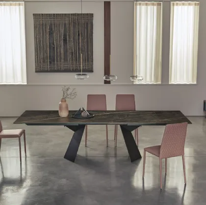 Extendable Fiandre table by Bontempi