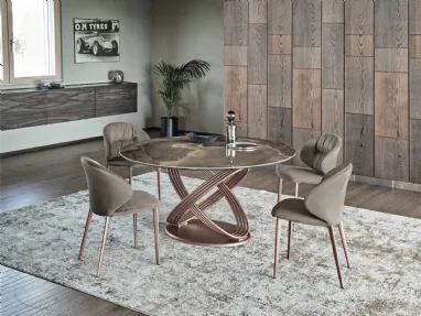 Round Fusion Table in SuperMarble by Bontempi.
