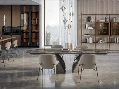Table in SuperMarmo Kaleido by Bontempi