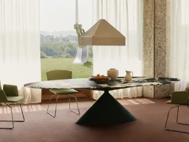 Maxy Clay Marble Table by Desalto