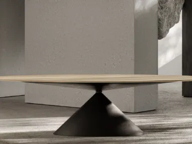 Maxy Clay wood table by Desalto