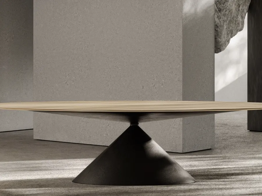 Maxy Clay wood table by Desalto