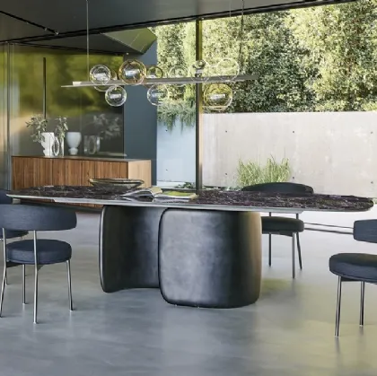 Extendable Mellow table in Bonaldo Ceramic.